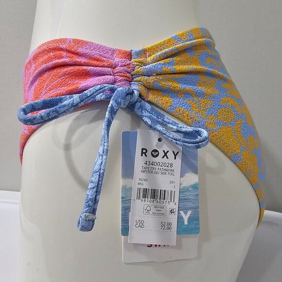 Roxy Tapestry Patchwork Hipster Lace Full Bottom - Picture 3 of 9